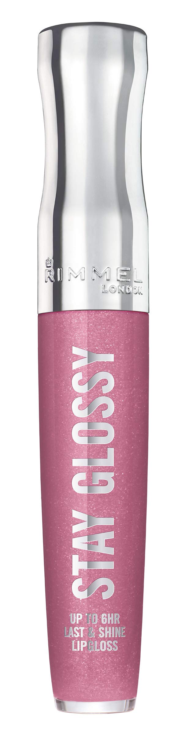 Rimmel Stay Glossy Lip Gloss Bundle - 640 All Day Seduction & 030 Cake for Breakfast, 18oz Each