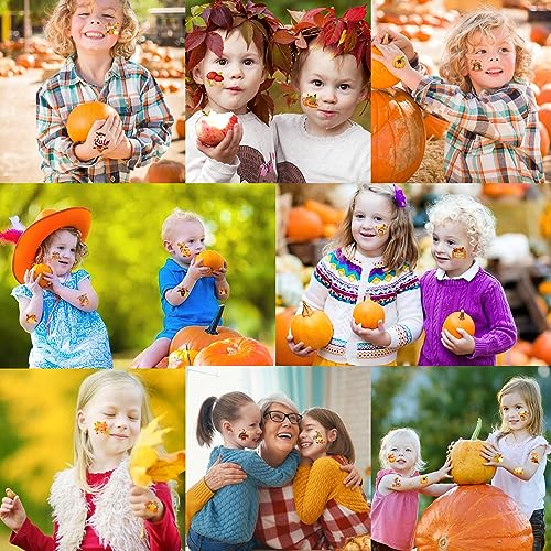 HOWAF 96 Pieces Fall Temporary Tattoos for Kids