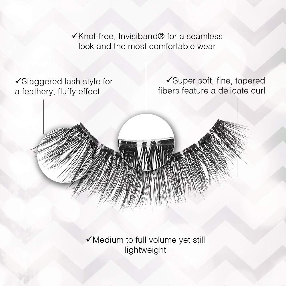 Ardell False Eyelashes 3D Faux Mink 861, 4 pairs