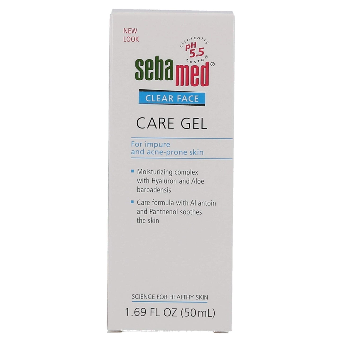 SEBAMED Clear Face Care Gel (50mL) with Aloe Vera and Hyaluronic Acid for Impure and Acne Prone Skin - Made in Germany