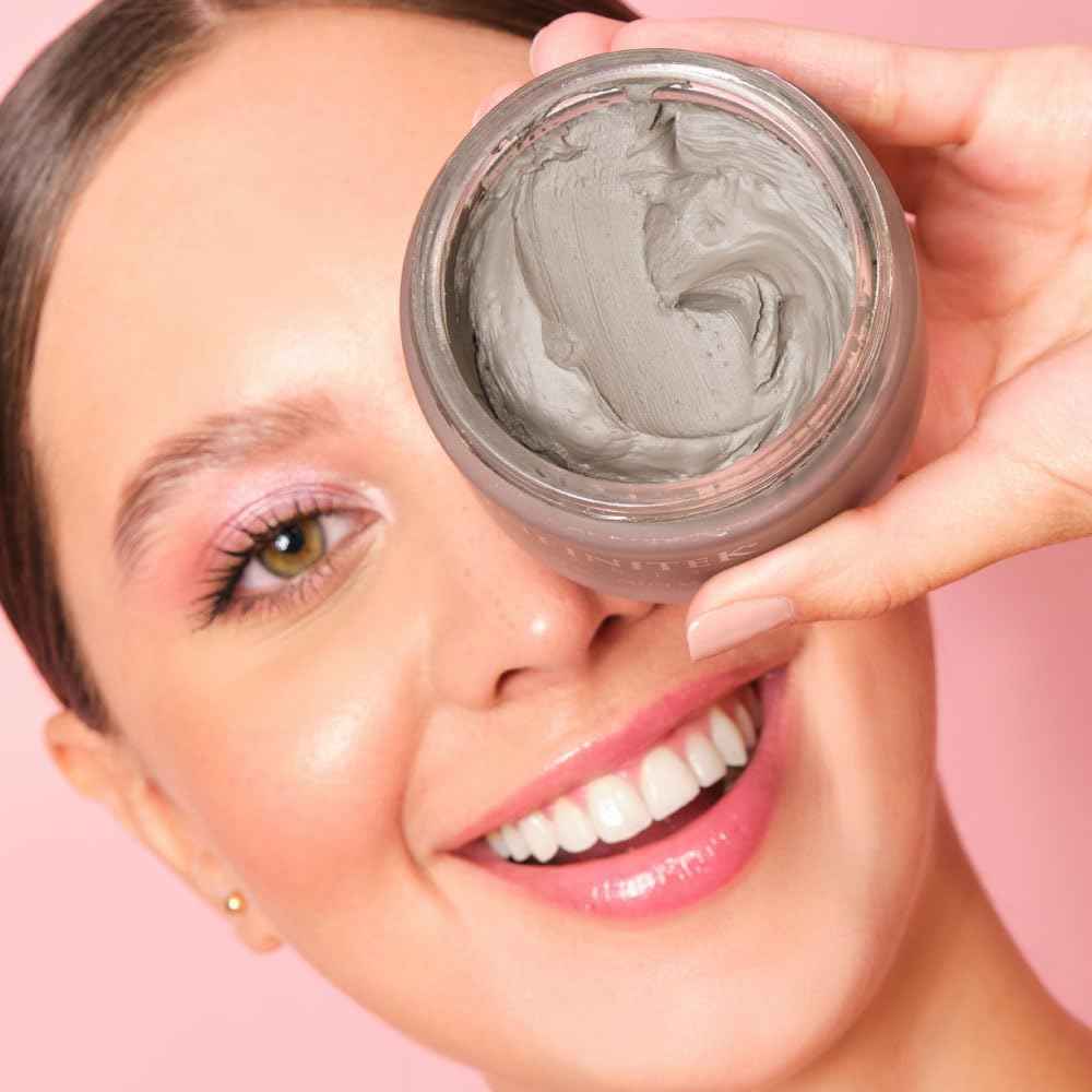 Infinitek Paris Dead Sea Mud Mask 6.34 Fl Oz - Face Mask for Acne Treatment, Blackhead Remover, Antioxidant Pore Cleaner