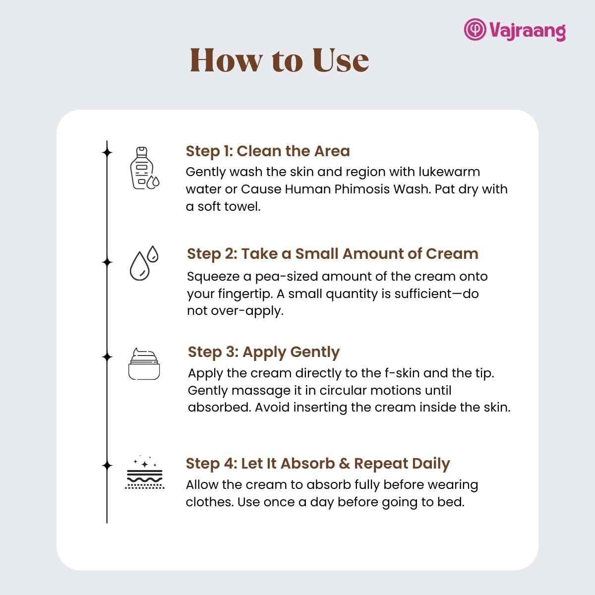 VAJRAANG Phimosis & Paraphimosis Cream – Steroid-Free Skin Recovery | Relieves skin Tightness, Reduces Discomfort | For Daily Use | 60-Day Tube (2)