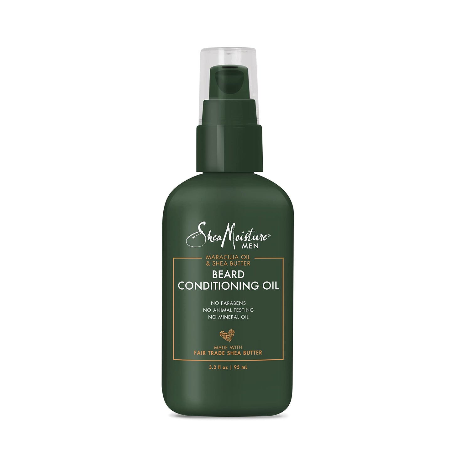 SheaMoisture Beard Wash & Conditioning Oil - Deep Clean & Refresh with Shea Butter & Maracuja Oil - Full Beard Detangler, 6 oz