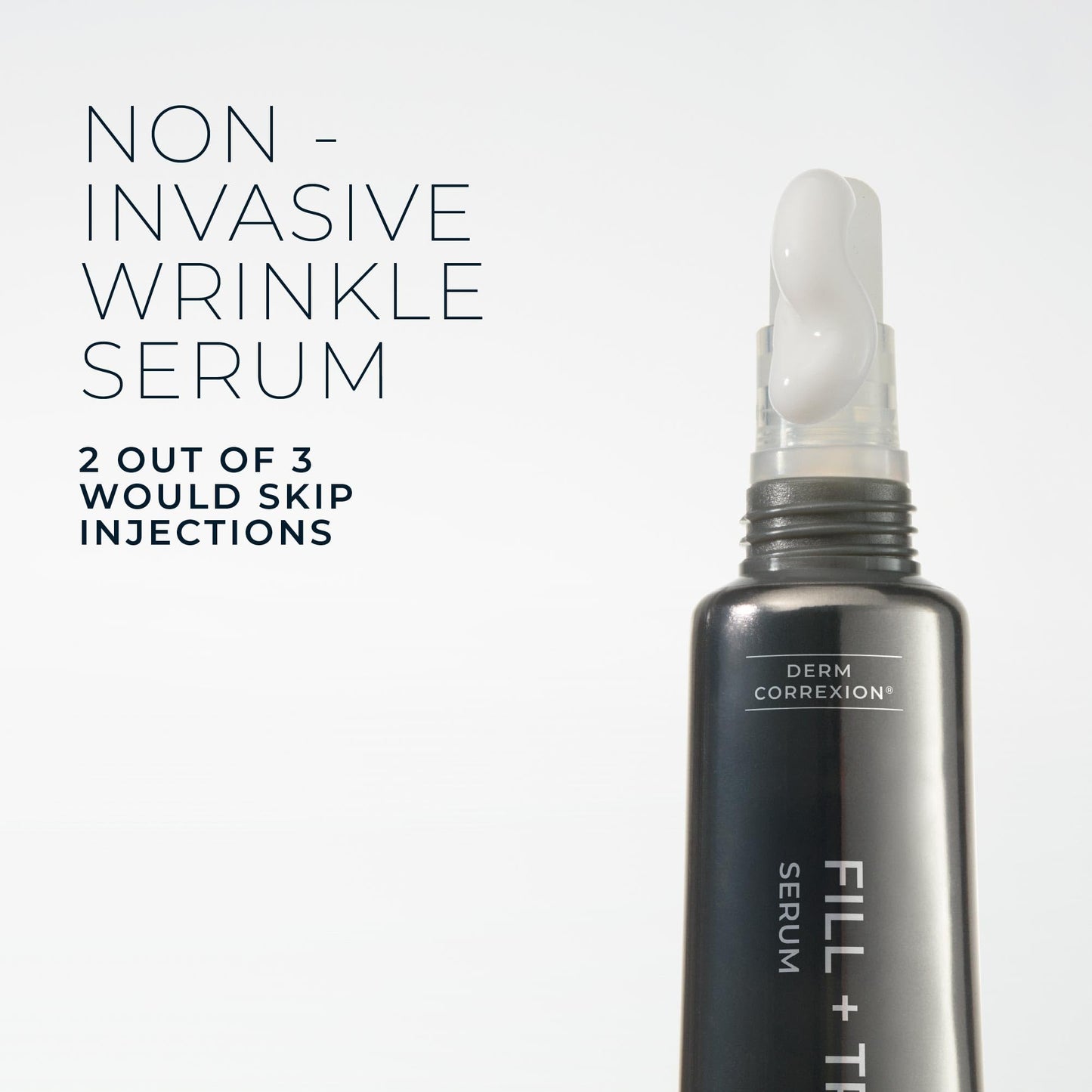 RoC Derm Correxion Fill + Treat Advanced Retinol Serum, Wrinkle Filler Treatment with Hyaluronic Acid for Crow's Feet, 11 Wrinkles, & Laugh Lines, (.5 fl oz) with Retinol Packette (Packaging May Vary)