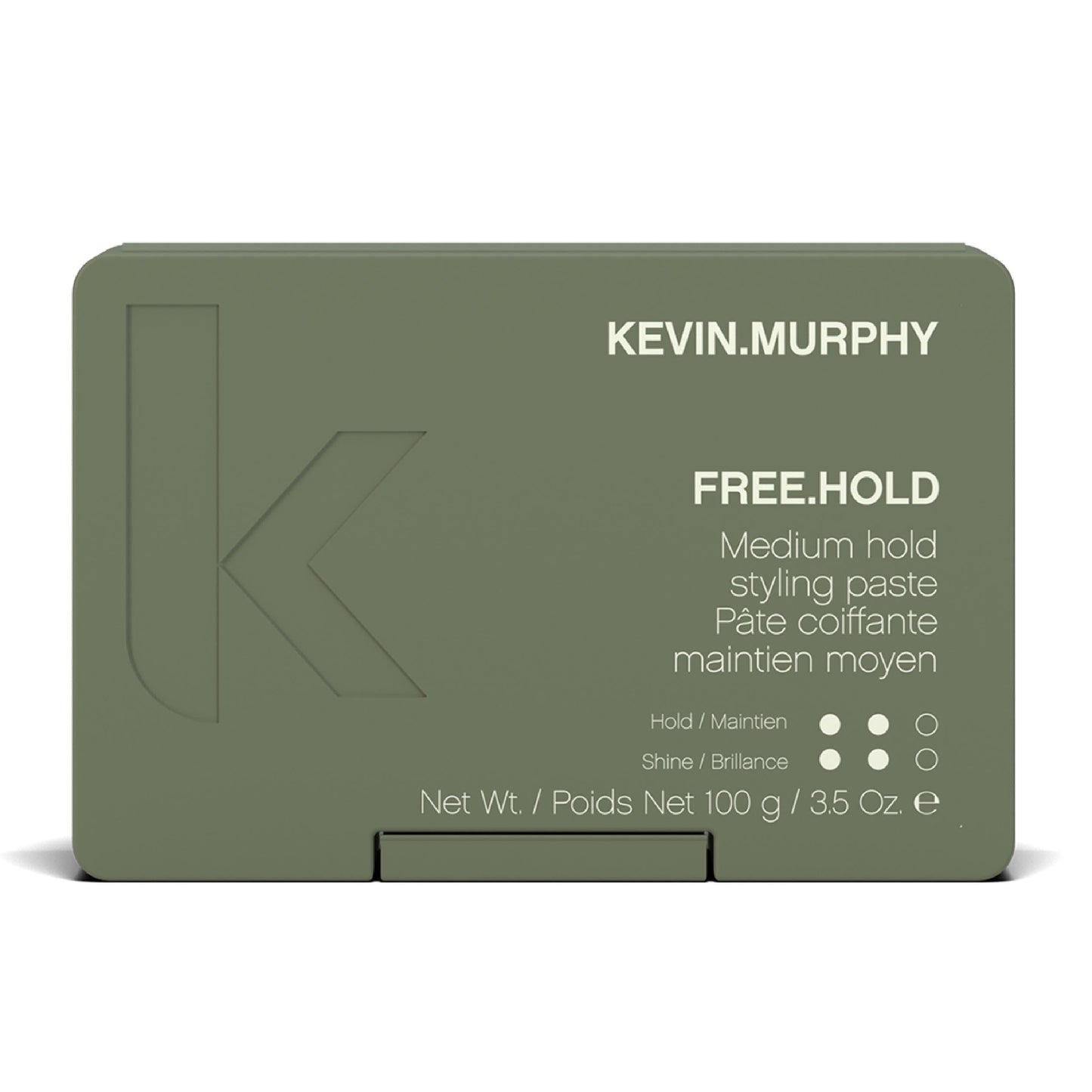 KEVIN.MURPHY FREE.HOLD - Hair Styling Paste - For All Types - Medium Hold - Hair Breakage Prevention - Styling Product - Paraben Free Hair Care - 100 g / 3.5 oz