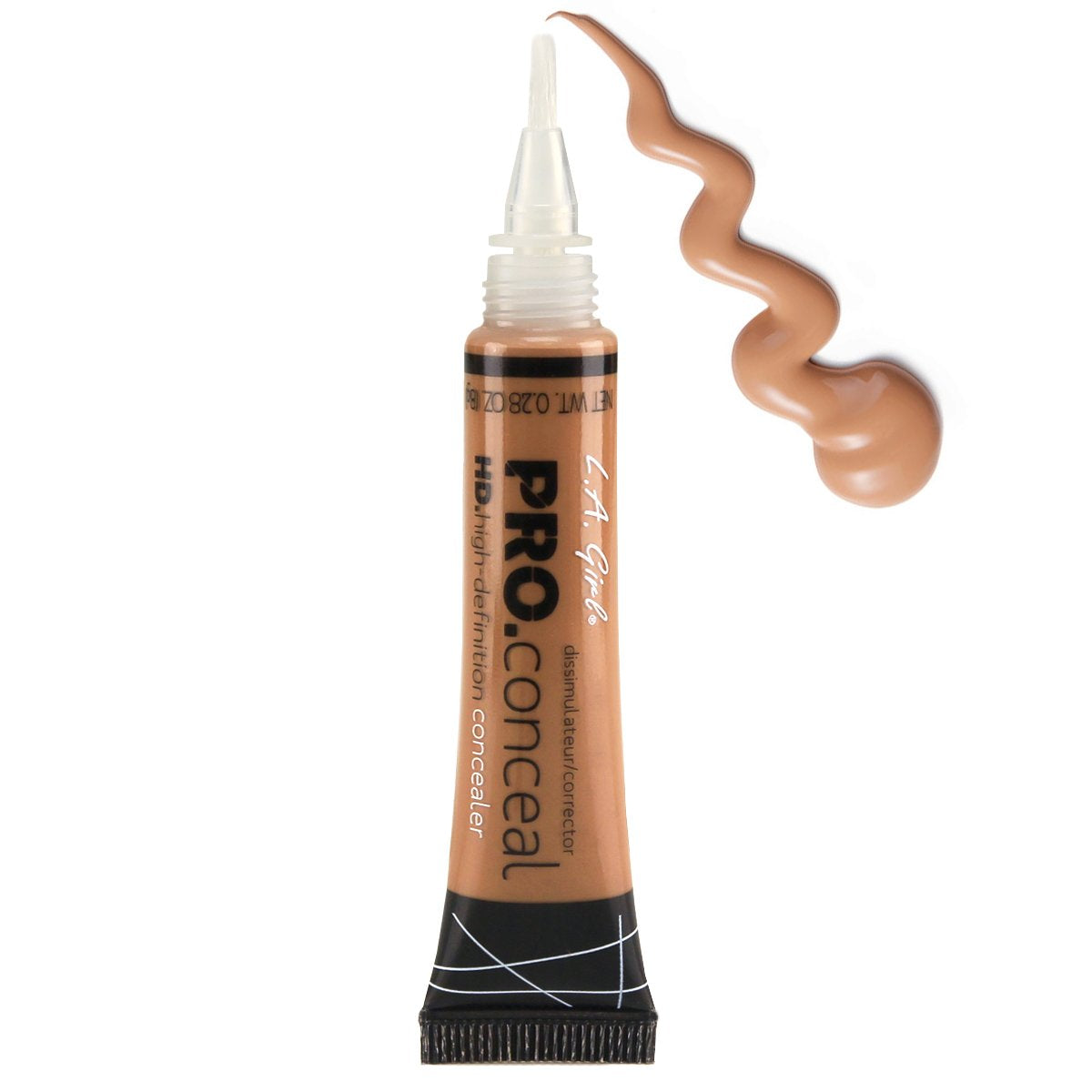 LA Girl HD Pro Conceal High Definition Concealer (Toffee) (pack of 3)