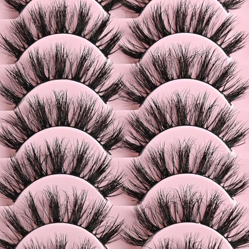 FARRED Fluffy Lashes 16mm Wispy Cat Eye - 14 Pairs
