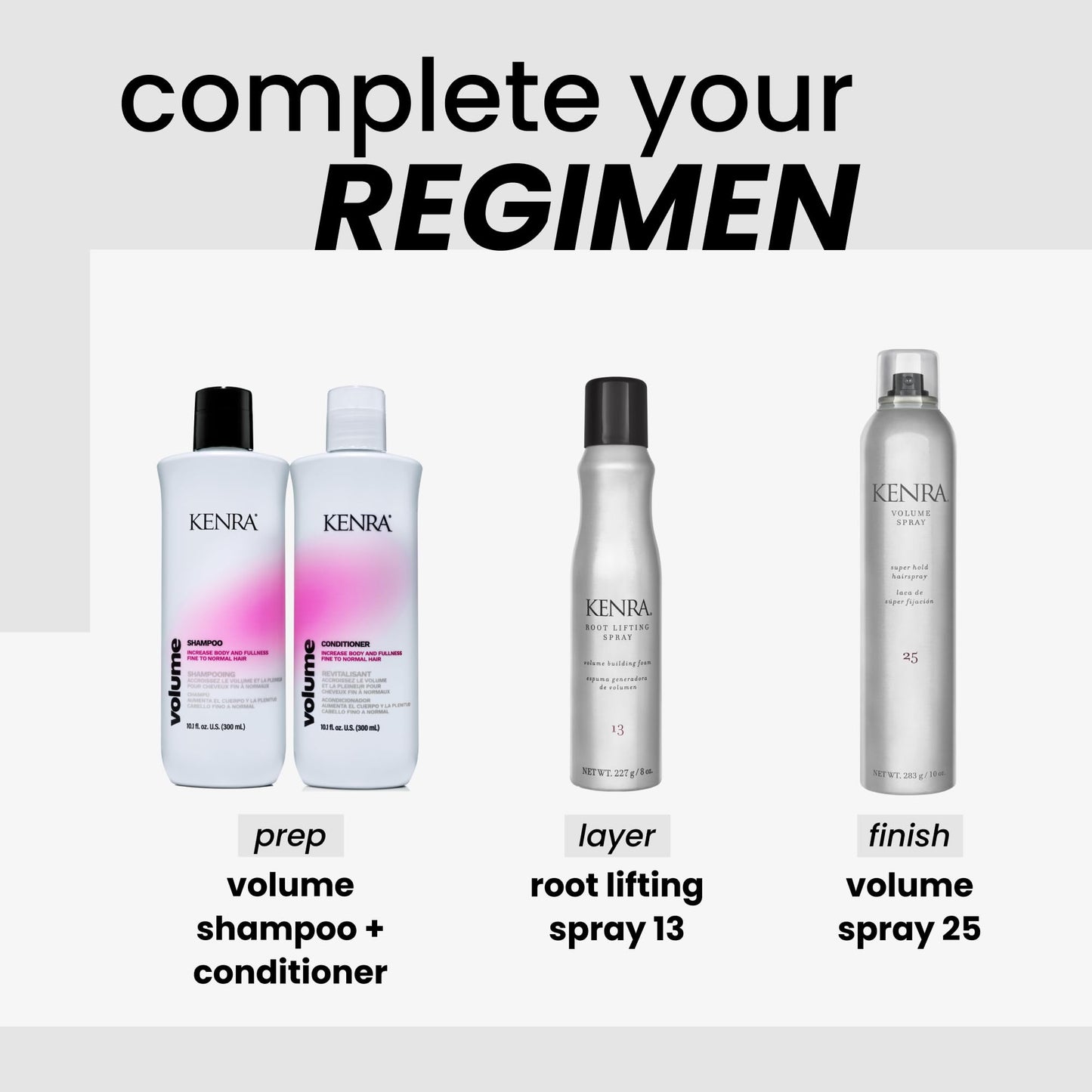 Kenra Root Lifting Spray 13 |Volumizing Foam |Medium Hold |Ultimate Lift & Lasting Style |Boosts Hair At The Root |Provides Flexible Fullness Without Weight or Stiffness |All Hair Types |8 oz (2-Pack)