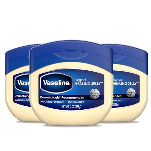 Vaseline Petroleum Jelly Original 3-Pack 13oz Dry Skin Relief