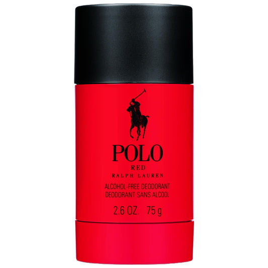 RALPH LAUREN FRAGRANCES Polo Red - Men's Deodorant - Woody & Spicy - With Grapefruit, Saffron, and Redwood - Alcohol-Free, Long Lasting - 2.6 Oz