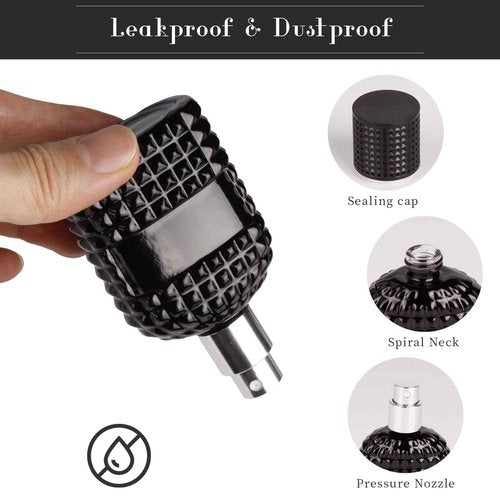 Gsteng 2 Pack Refillable Spray Perfume Bottles, 30ML Thick Glass Empty Perfume Bottles, Perfume Atomizer Travel Cologne Sprayer Bottles