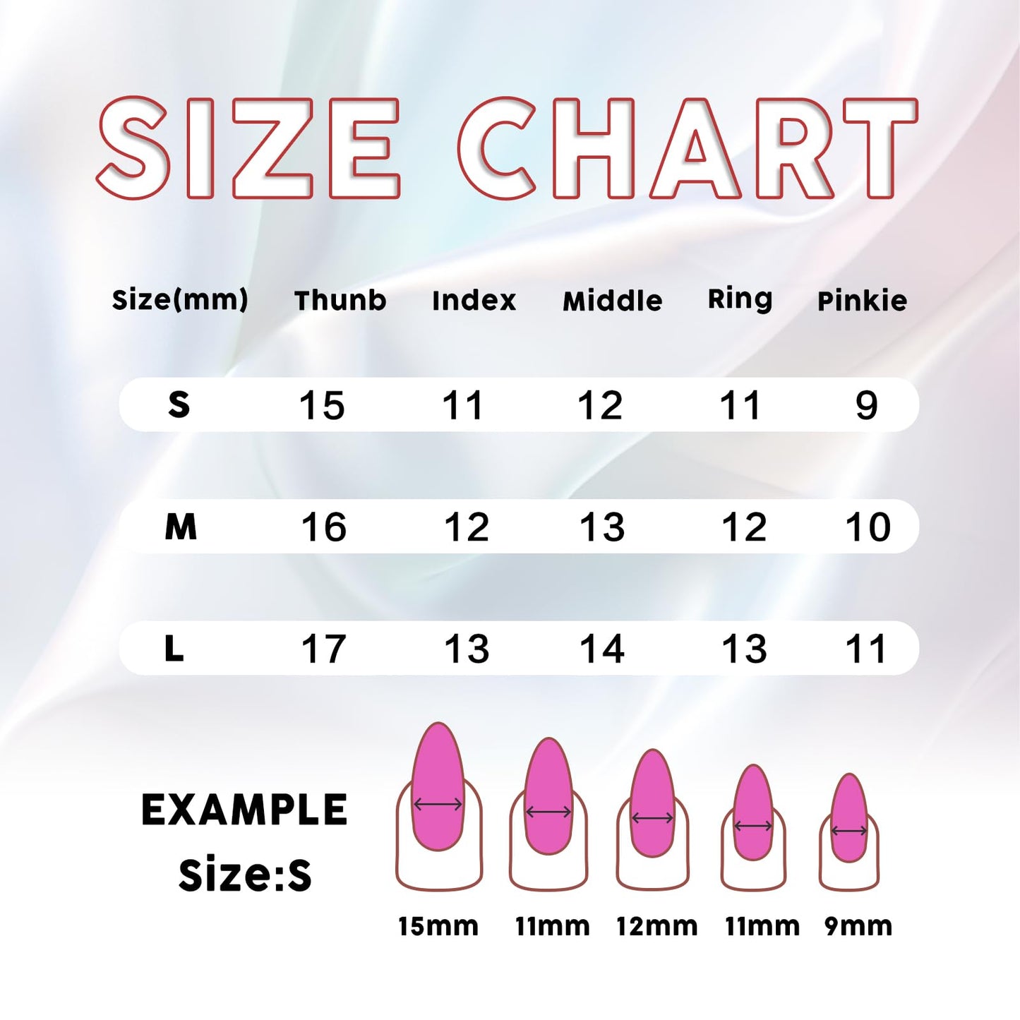 Handmade Press On Nails Long Almond Pure Small Snake Simple Nude Color Gradient Fake Nails,Reusable UV Gel Cured Sturdier Fake Nails 10pcs Nail Art Gifts for Women Girls,L