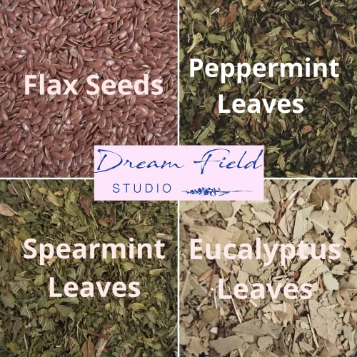 Mint Eye Pillow with Flaxseed & Eucalyptus | Warm/Cold Therapy