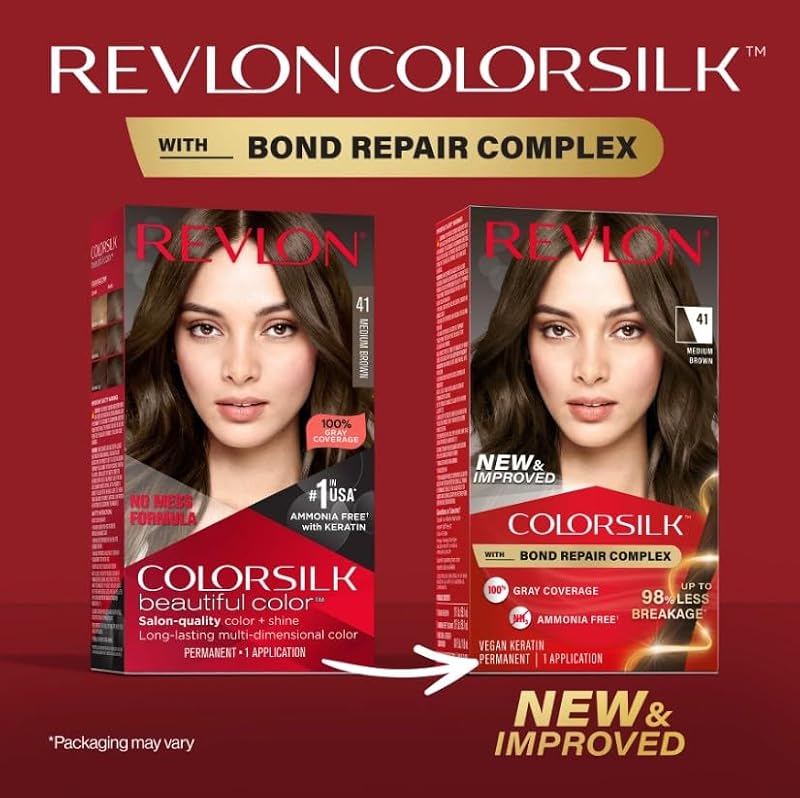 Revlon ColorSilk Medium Brown Hair Color Kit - 12 Pack