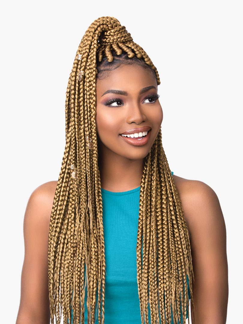 Sensationnel Synthetic Hair Braids X-Pression 3X RUWA PRE-STRETCHED Braid 24" (3 Pack, 4)