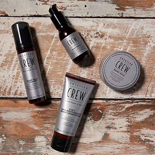 American Crew Skin Moisturizer and Beard Conditioner for Men, 2-in-1, 3.3 Fl Oz