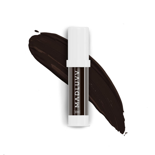 MADLUVV Professional Makeup Pigment for PMU Brow Artistry, Made in the USA, Vegan, Cruelty-free, Non-Toxic, Gel Consistency & High Retention - Darkest Brown 114