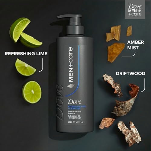 Dove Men+Care 2-in-1 Shampoo + Conditioner, 18 FL OZ