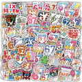 110PCS Six Seven Stickers - Waterproof Vinyl Decals