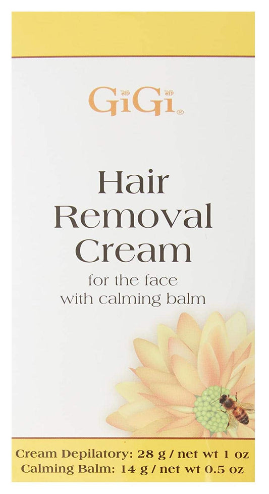 Gigi Hair Removal Cream For Face With Calming Balm (6 Pack)