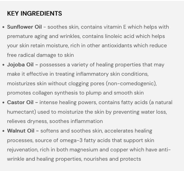 Elina Organics Makeup Removing & Cleansing Oil 2oz – Organic Cold-Pressed Formula with Sunflower, Jojoba, Castor & Walnut Oils – Gently Removes Waterproof Makeup