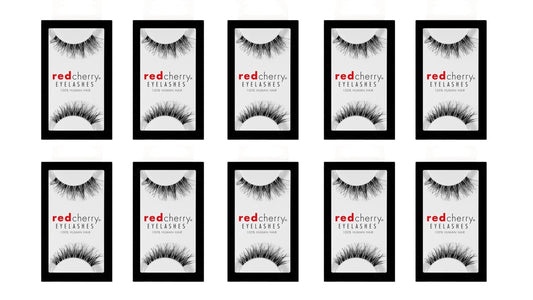 Red Cherry False Eyelashes (Pack of 10 pairs) (DW)