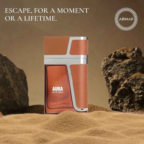 Armaf Aura for Men Eau de Parfum Spray, 3.4 Ounce