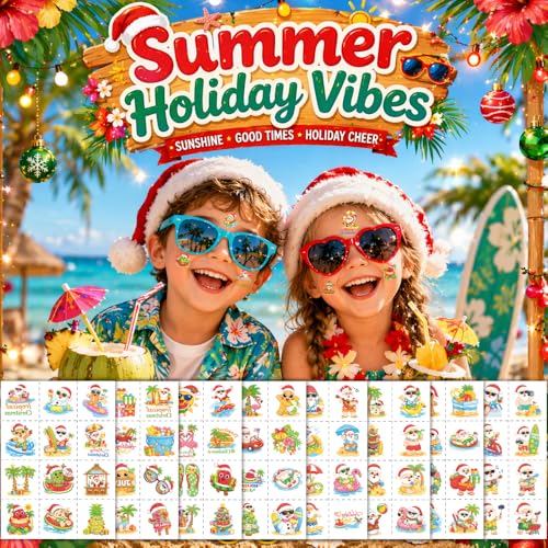 Christmas Temporary Tattoos – 100+ Waterproof Xmas in July Designs
