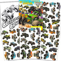 Monster Jam Gravedigger Temporary Tattoos Party Favors 50 Pack