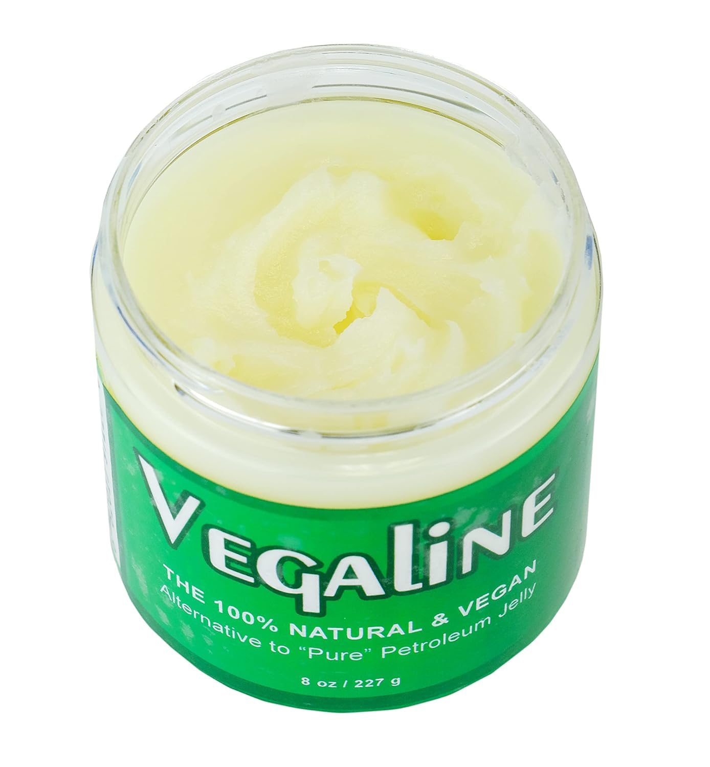 Vegaline - 100% Natural, Vegan & Hypoallergenic Alternative to Petroleum Jelly - Lips, Hands, Baby, Makeup Remover and More (4 oz)