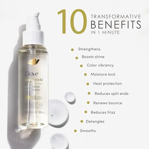 Dove Bond Strength 10-in-1 Hair Serum for Damaged Hair 3.3 fl oz