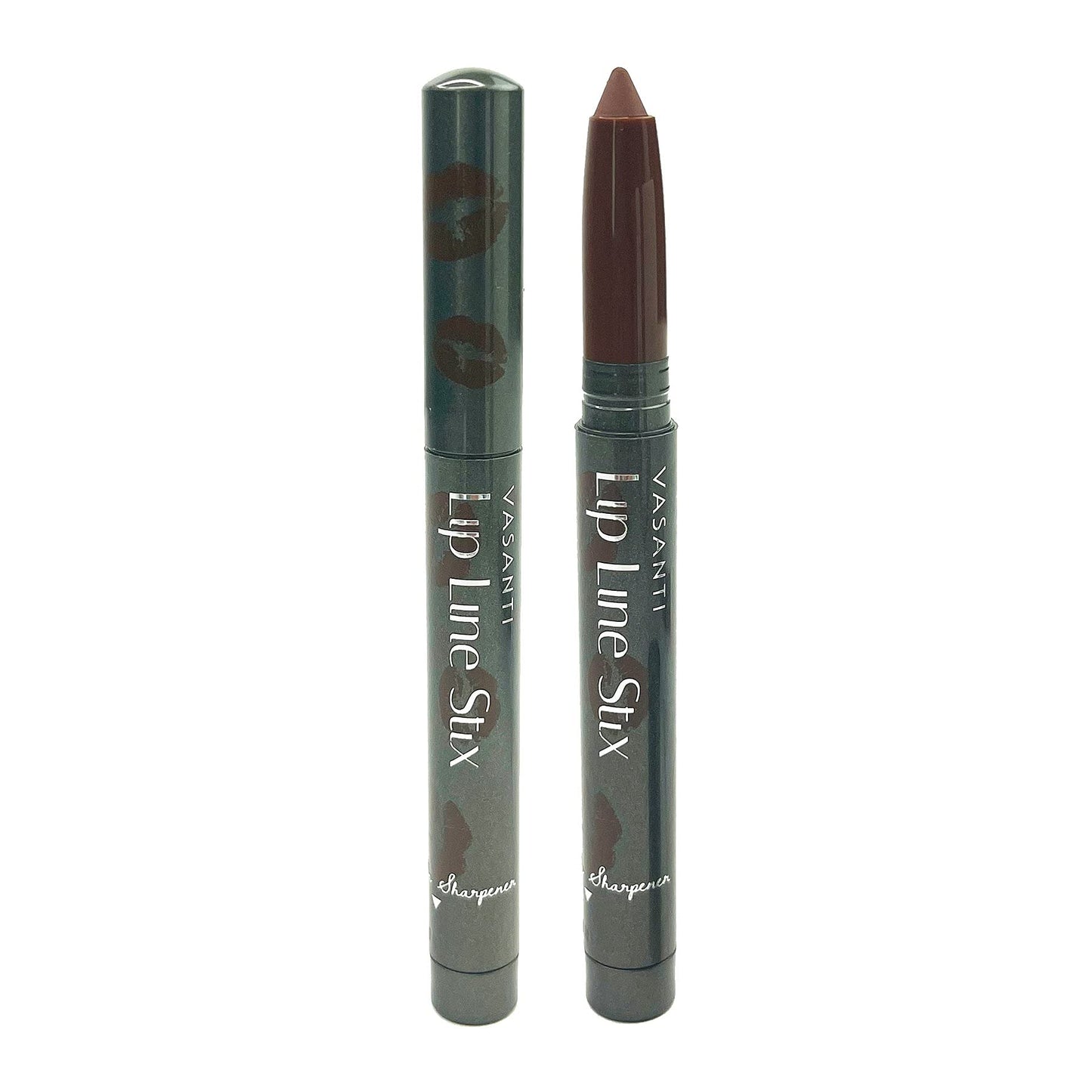 VASANTI Lip Line Stix - Define and Shapes Lips, Soft, Easy-glide Lip Liner Lipstick - Natural, Paraben-Free, Cruelty-Free (Depth Definer)