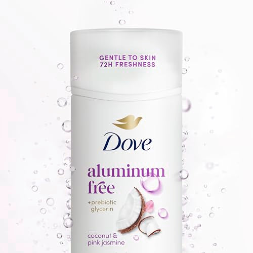 Dove Aluminum Free Deodorant Stick for Women, 2.4 Oz