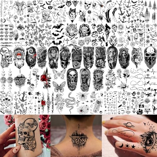 73 Sheets Chicano Temporary Tattoos For Women Men Adults