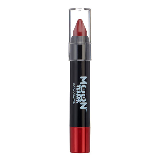 Halloween Face Paint Stick Body Crayon by Moon Terror, SFX Make up - Blood Red - Special Effects Make up - 0.12oz