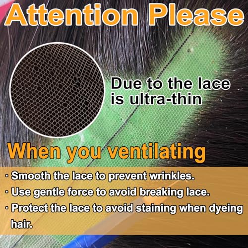 BEEOS 13x6 Skinlike Real HD Lace for Wig Making, 0.1mm Ultra-thin Net Base for Making Lace Frontal, Wigs Accessories for Repairing Wig Cap 1 Pieces