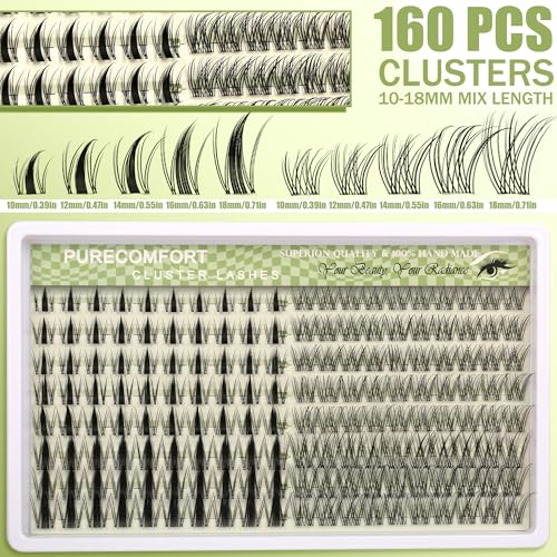 Himirell 160pc Lash Clusters Extensions Kit - 10-18mm Wispy D Curl