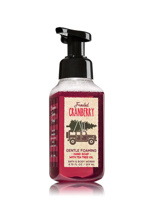 Bath and Body Works Frosted Cranberry Gentle Foaming Hand Soap. 8.75 Oz.