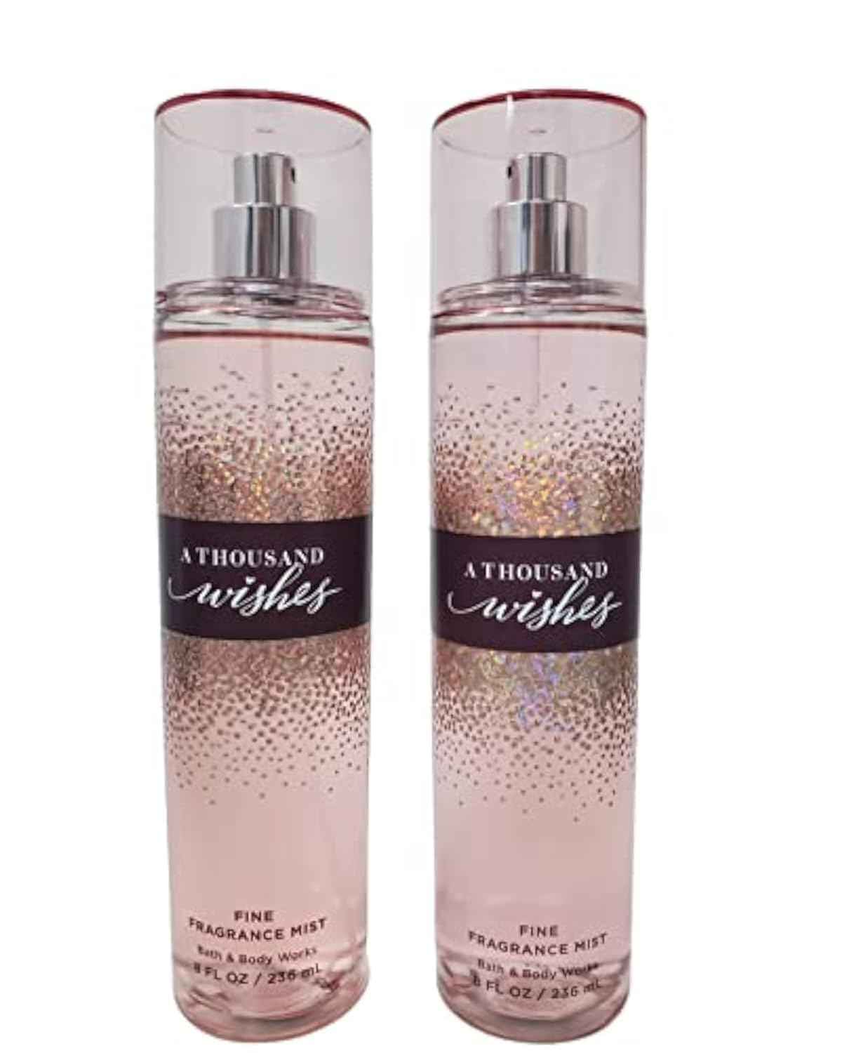 (Set of 2) - Bath & Body Works Fragrance Mist, A Thousand Wishes. 8fl oz/ 236ml Each