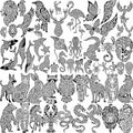 Tribal Temporary Tattoos 60 PCS | Waterproof & Sweat-Resistant