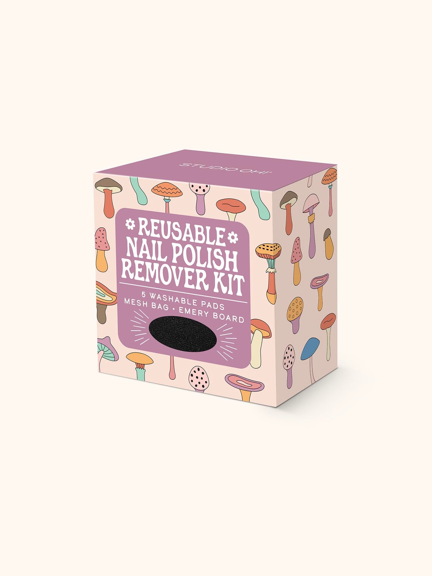 Mushroom Melody Reusable Nail Polish Remover Kit