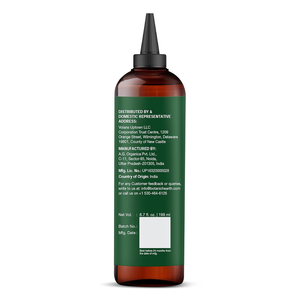 Botanic Hearth Tea Tree Oil For Hair (6.7 Fl Oz) | With Jojoba & Grapeseed Oils | Soothes Itchy Scalp & Fights Dandruff | Non Gmo Verified