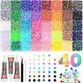 Multicolor 3mm Rhinestones for Crafting Bedazzling Jewelry & DIY Projects (40 Colors, 32000Pcs)