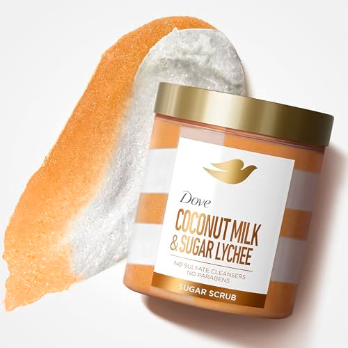 Dove Sugar Body Scrub Coconut & Lychee 15 oz