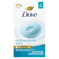 Dove Antibacterial Care Beauty Bar Soap, 6 Pack - Moisturizing Cleanser