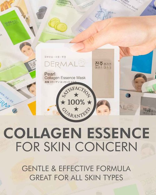 DERMAL 39 + 24 Combo Pack Collagen Essence Full Face Facial Mask Sheet