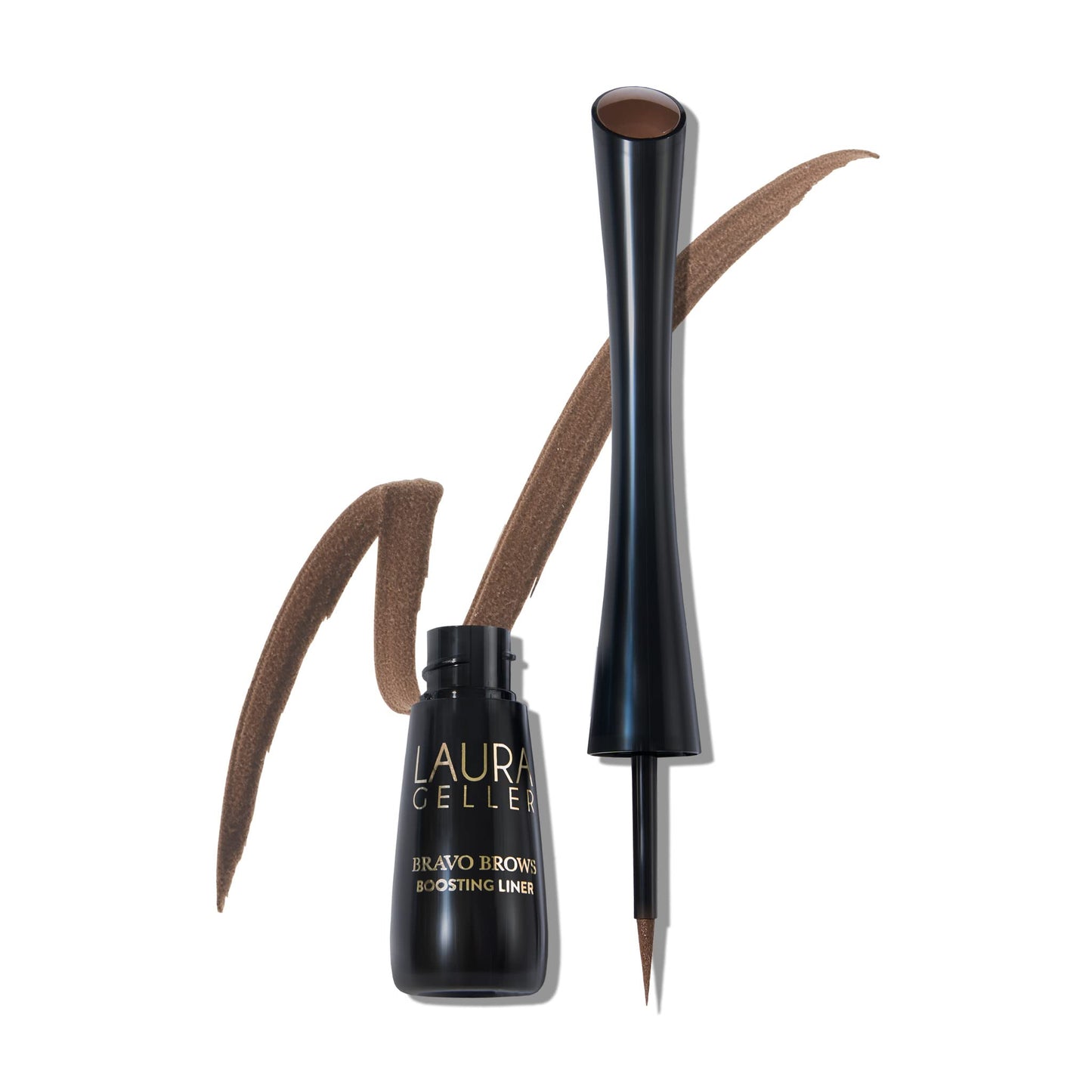 LAURA GELLER NEW YORK Bravo Brows Boosting Liner, Medium Brown