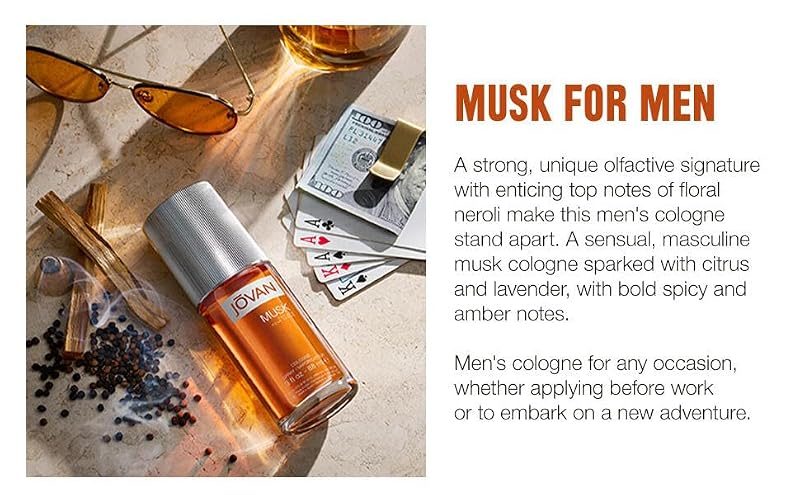 Jovan Musk for Men Eau de Cologne Spray 3 fl oz