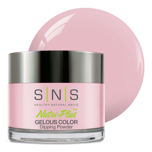 SNS Nail Dip Powder, Gelous Color Dipping Powder - Alpenglow (Pink, Pastel, Cream) - Long-Lasting Dip Nail Color Lasts 14 Days ??Low-Odor & No UV Lamp Required - 1 oz