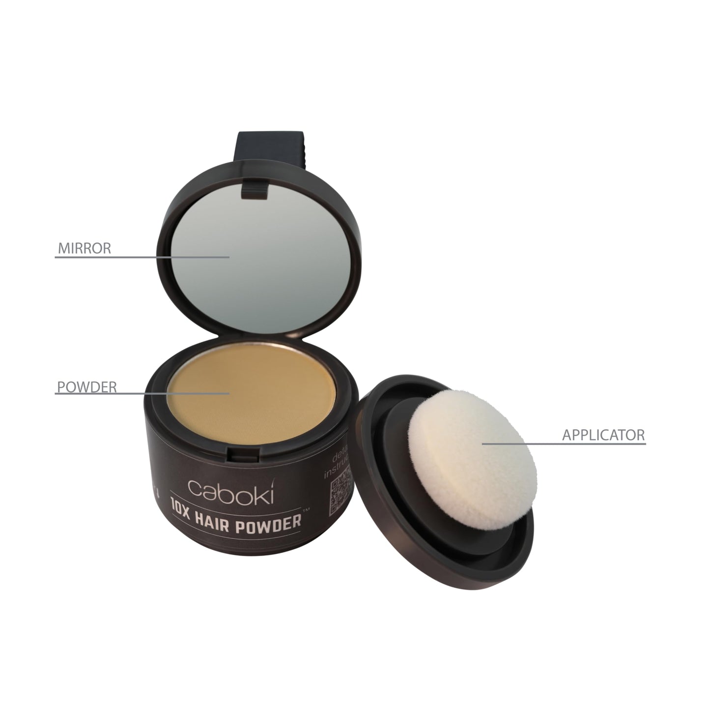 Caboki 10X Hair Powder Instant Coverage, Light Brown